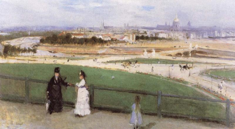 Berthe Morisot View of Paris from the Trocadero oil painting picture